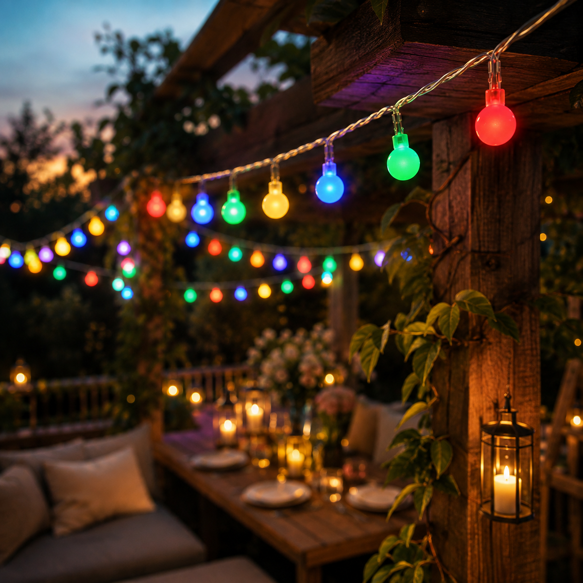 Sfeerverlichting met 20 LED-lampjes warm wit voor binnen en buiten decoratie feestverlichting 3 meter | Sansoti