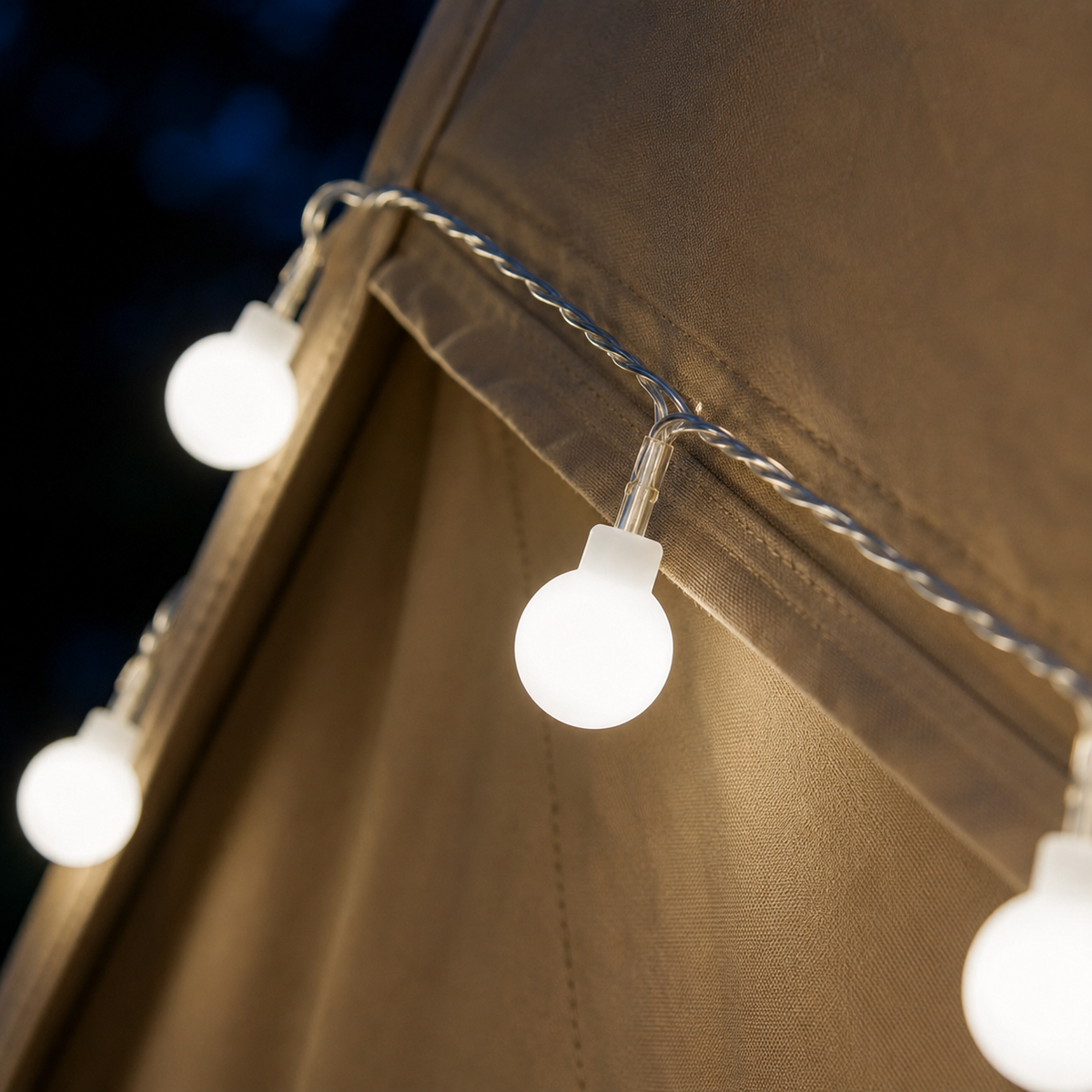 Sfeerverlichting met 20 LED-lampjes warm wit voor binnen en buiten decoratie feestverlichting 3 meter | Sansoti