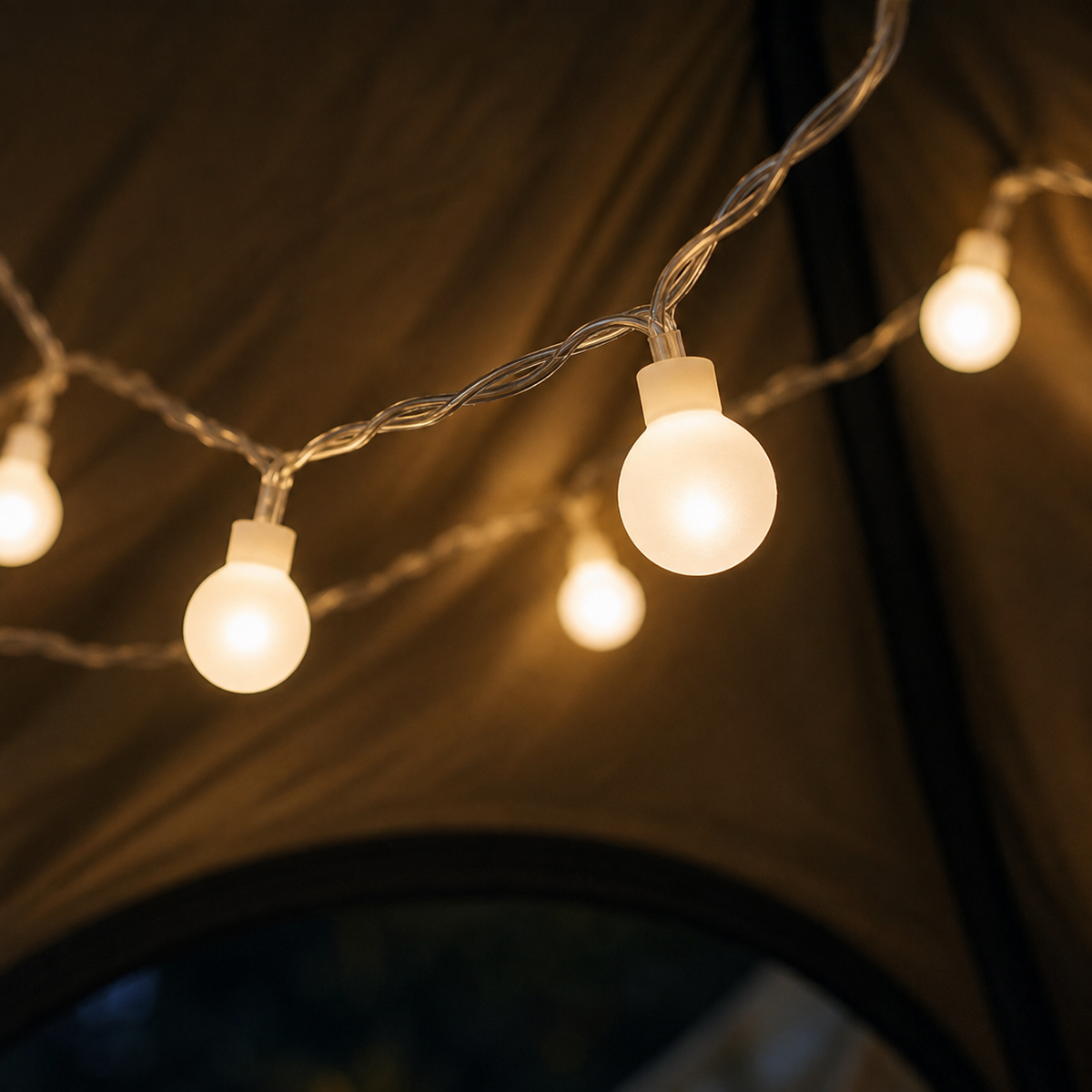 Sfeerverlichting met 20 LED-lampjes warm wit voor binnen en buiten decoratie feestverlichting 3 meter | Sansoti