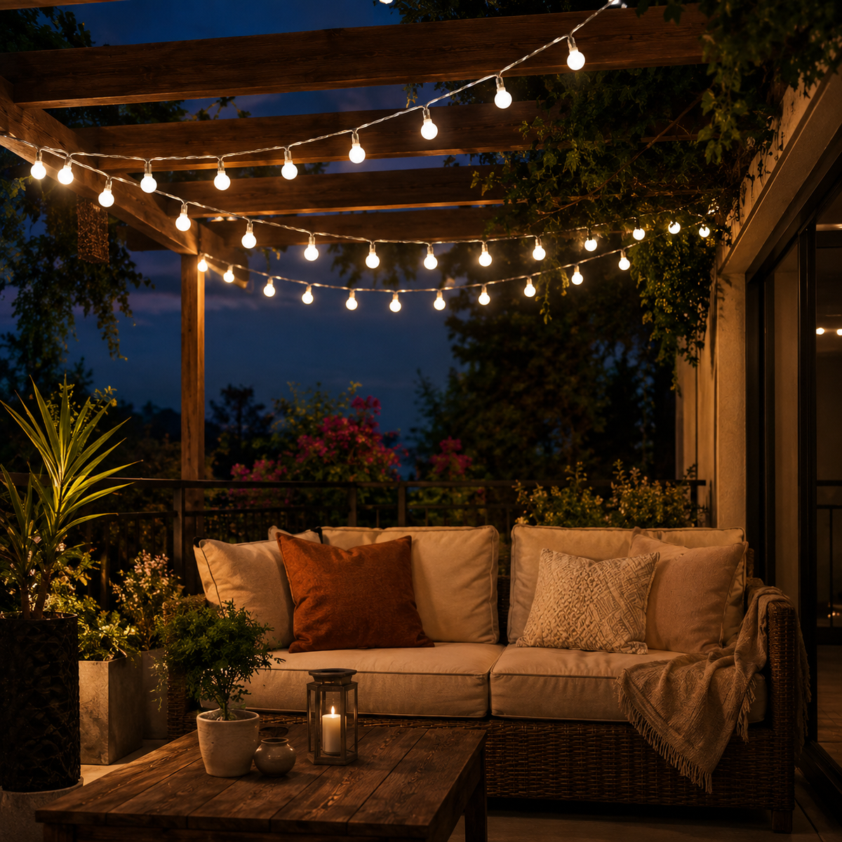 Sfeerverlichting met 20 LED-lampjes warm wit voor binnen en buiten decoratie feestverlichting 3 meter | Sansoti