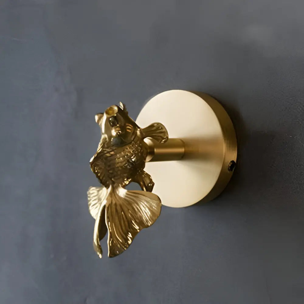 Wandhaak Massief Messing met Gouden Afwerking – Decoratief Dierenmotief voor Entree Slaapkamer Badkamer | Sansoti