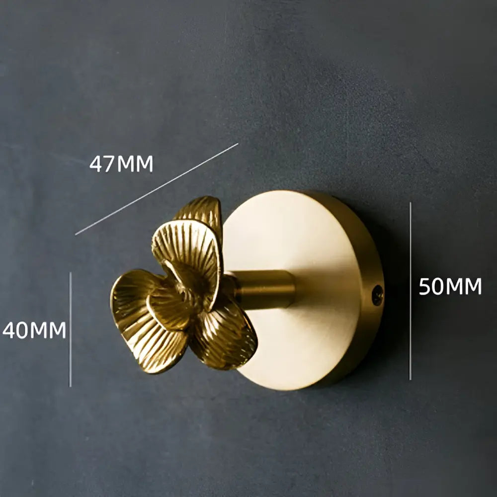 Wandhaak Massief Messing met Gouden Afwerking – Decoratief Dierenmotief voor Entree Slaapkamer Badkamer | Sansoti