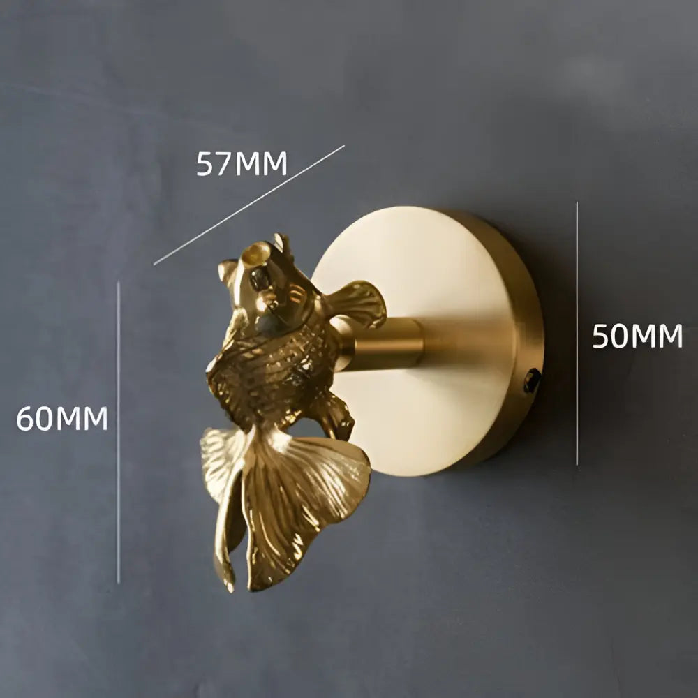 Wandhaak Massief Messing met Gouden Afwerking – Decoratief Dierenmotief voor Entree Slaapkamer Badkamer | Sansoti