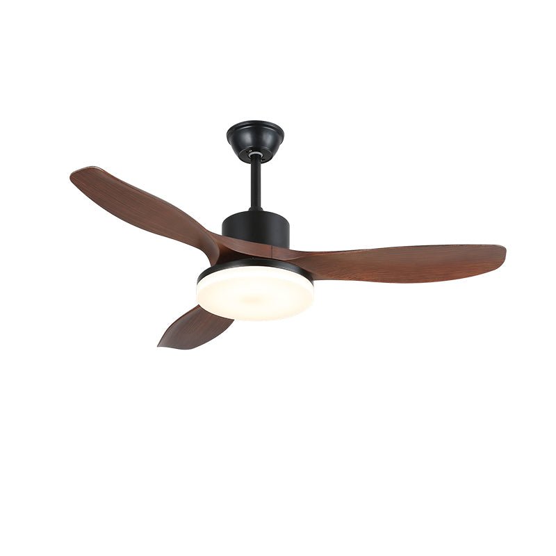 Scandinavisch geïnspireerde plafondventilator met verlichting en afstandsbediening – 6 snelheden, dimbaar LED, verkrijgbaar in 126 cm en 132 cm diameter | Sansoti