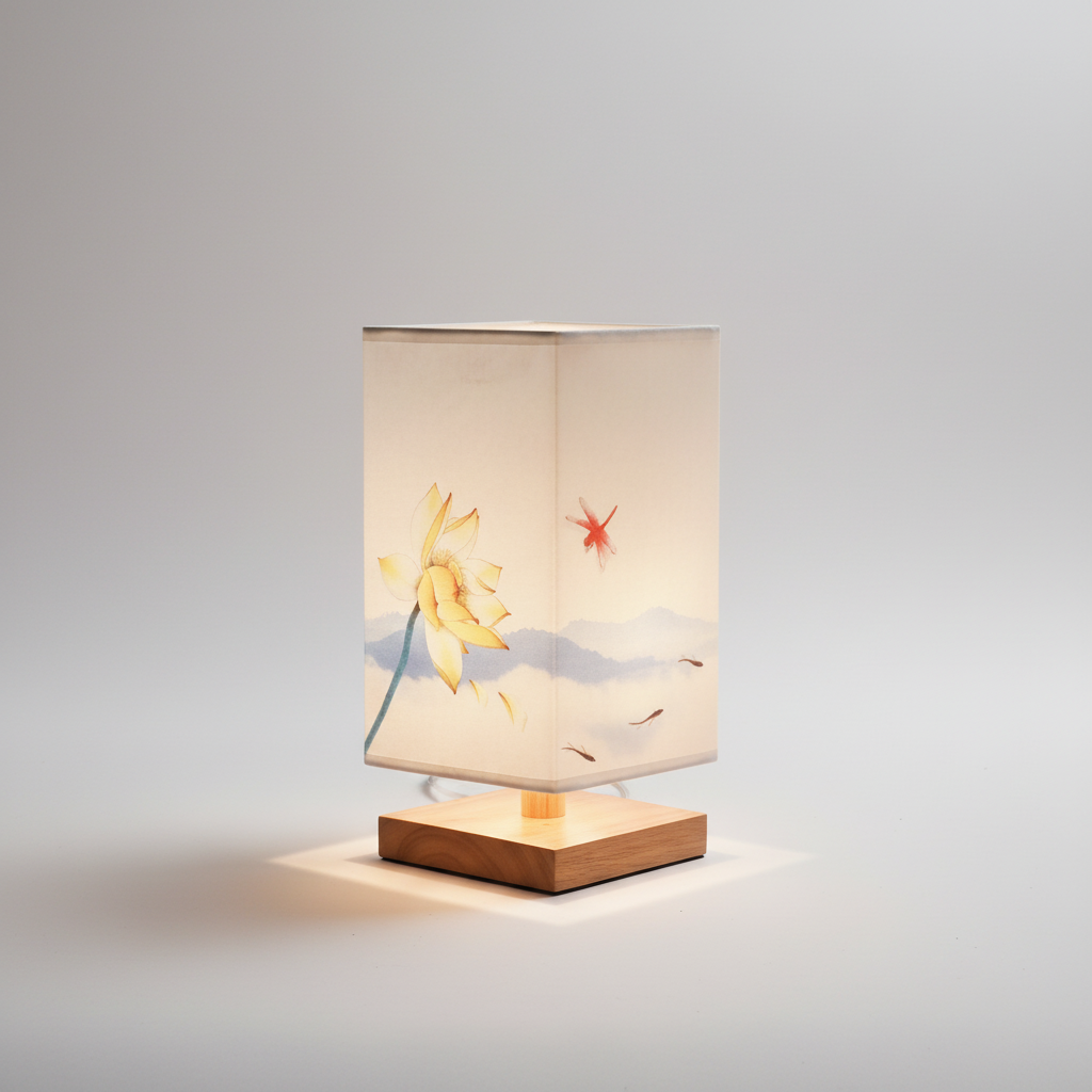 Tafellamp Bamboe Hout Naturel Japandi Minimalistische Slaapkamer Woonkamer Bureaulamp Scandinavisch Sfeerverlichting Nachtkastlamp | Sansoti