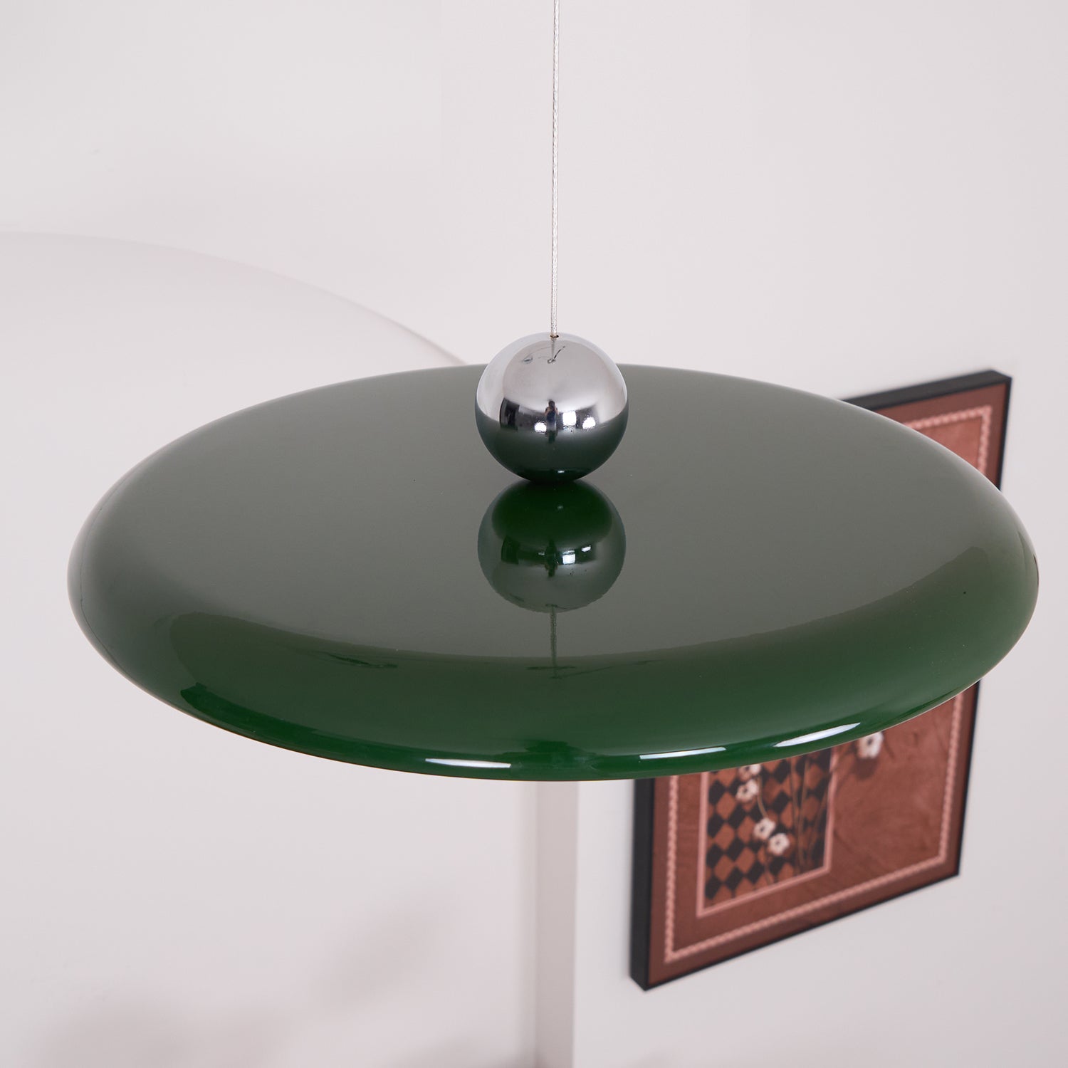 Hanglamp Verstelbaar Metaal Acryl Rood Groen Beige Rond Industrieel Woonkamer Eetkamer | Sansoti