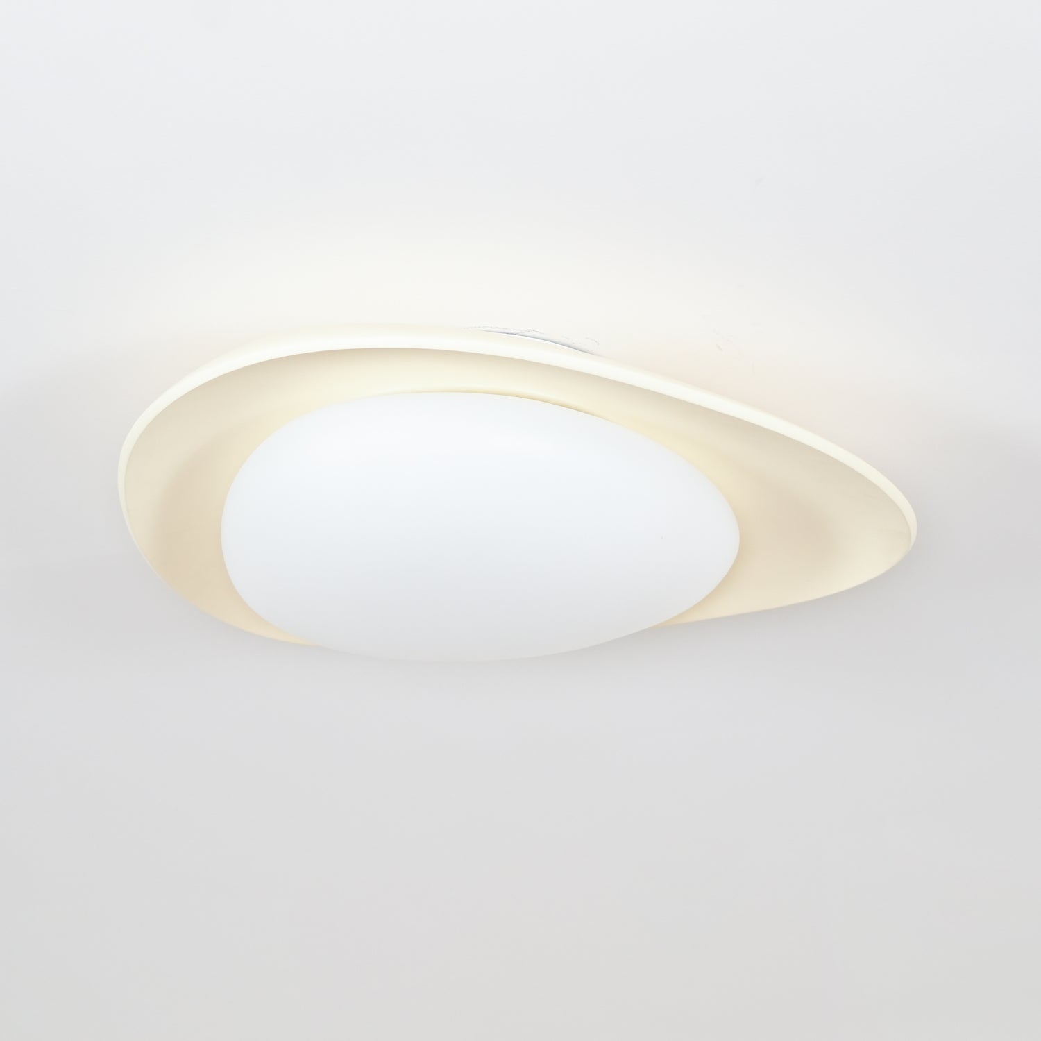 LED Plafondlamp Bladvorm Resin Groen Woonkamer Slaapkamer Eetkamer Organische Plafondlamp Scandinavisch Interieur | Sansoti