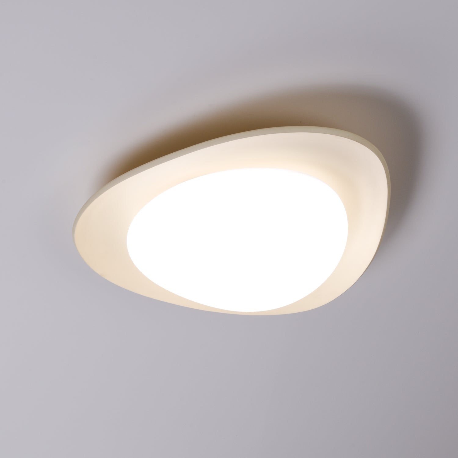 LED Plafondlamp Bladvorm Resin Groen Woonkamer Slaapkamer Eetkamer Organische Plafondlamp Scandinavisch Interieur | Sansoti
