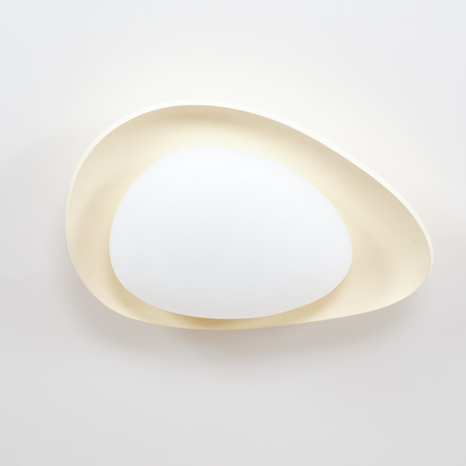 LED Plafondlamp Bladvorm Resin Groen Woonkamer Slaapkamer Eetkamer Organische Plafondlamp Scandinavisch Interieur | Sansoti