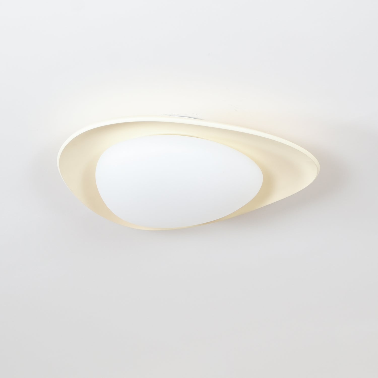 LED Plafondlamp Bladvorm Resin Groen Woonkamer Slaapkamer Eetkamer Organische Plafondlamp Scandinavisch Interieur | Sansoti