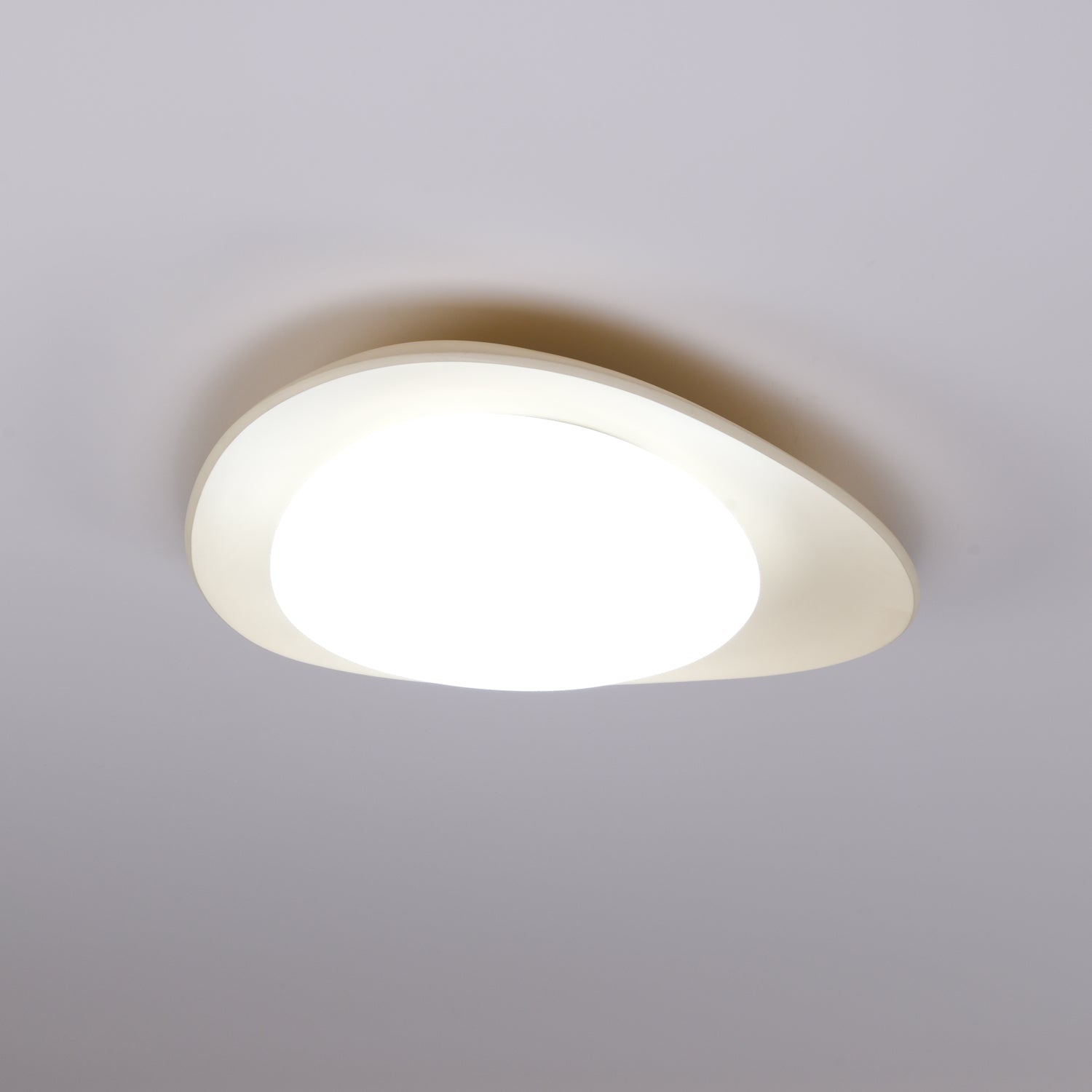 LED Plafondlamp Bladvorm Resin Groen Woonkamer Slaapkamer Eetkamer Organische Plafondlamp Scandinavisch Interieur | Sansoti