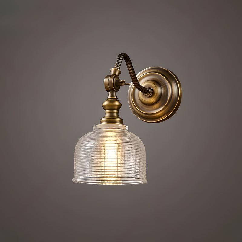Tristan Wandlamp Messing & Glas – Klassiek Design met Warm Licht voor Keuken Eetkamer Woonkamer | Sansoti
