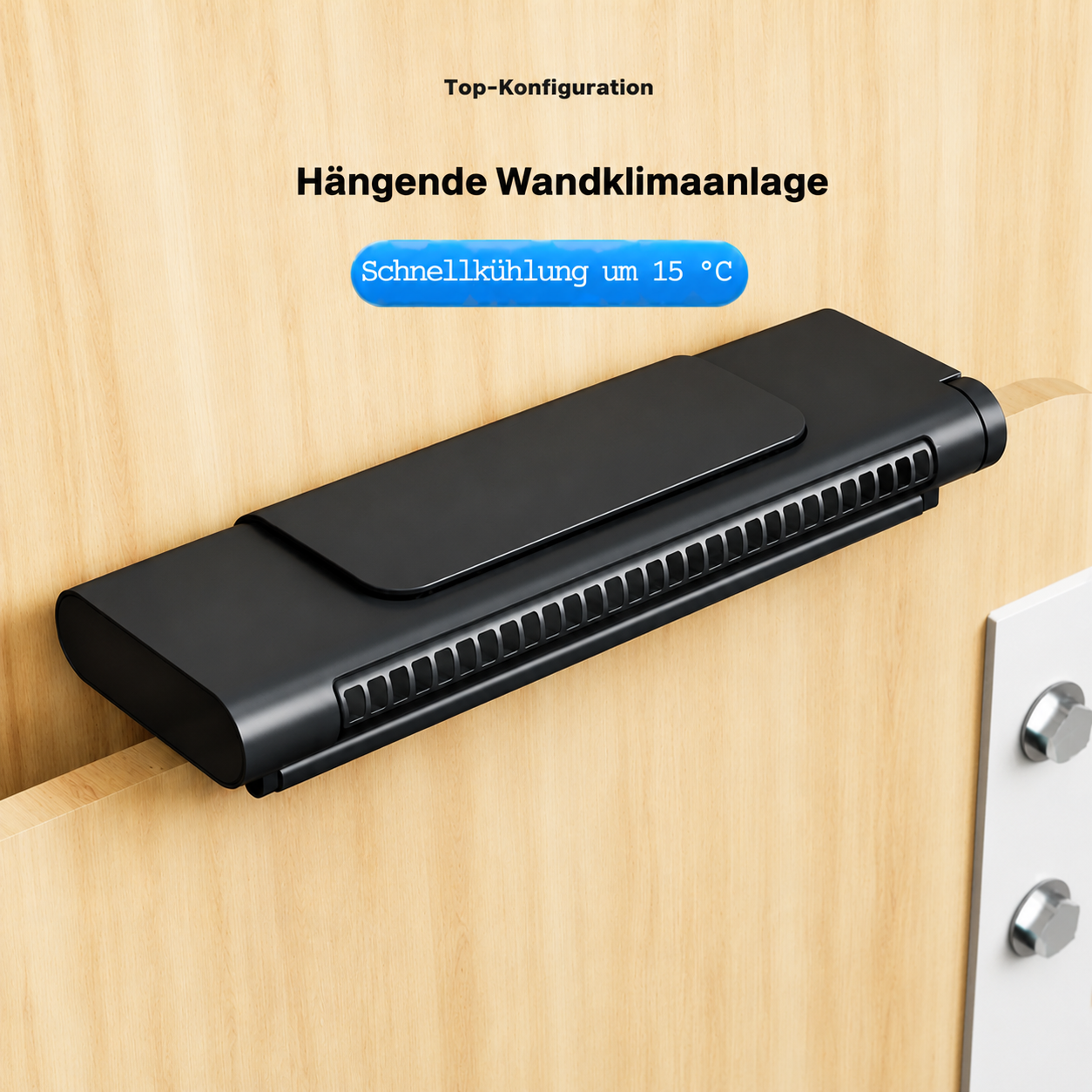 USB Ventilator Bladeloze Desktop Monitor Ventilator met Instelbare Luchtstroom 360° Draaibaar | Sansoti