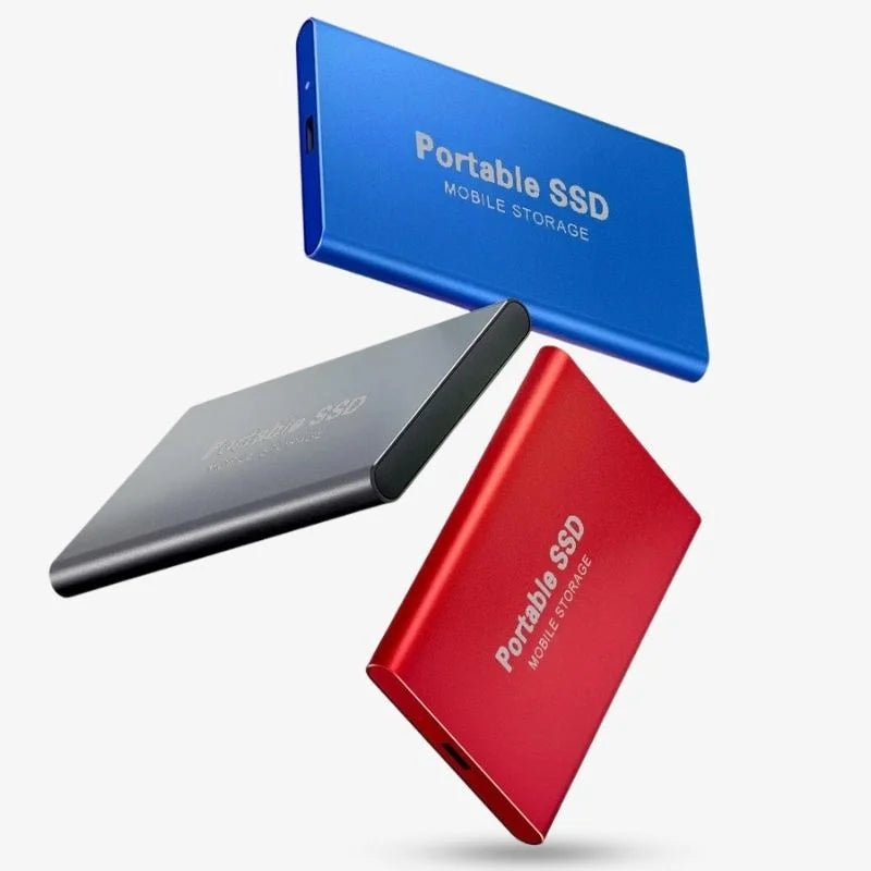 Externe SSD 128GB USB 3.2 Type-C Zwart Compact Draagbaar Opslag | Sansoti