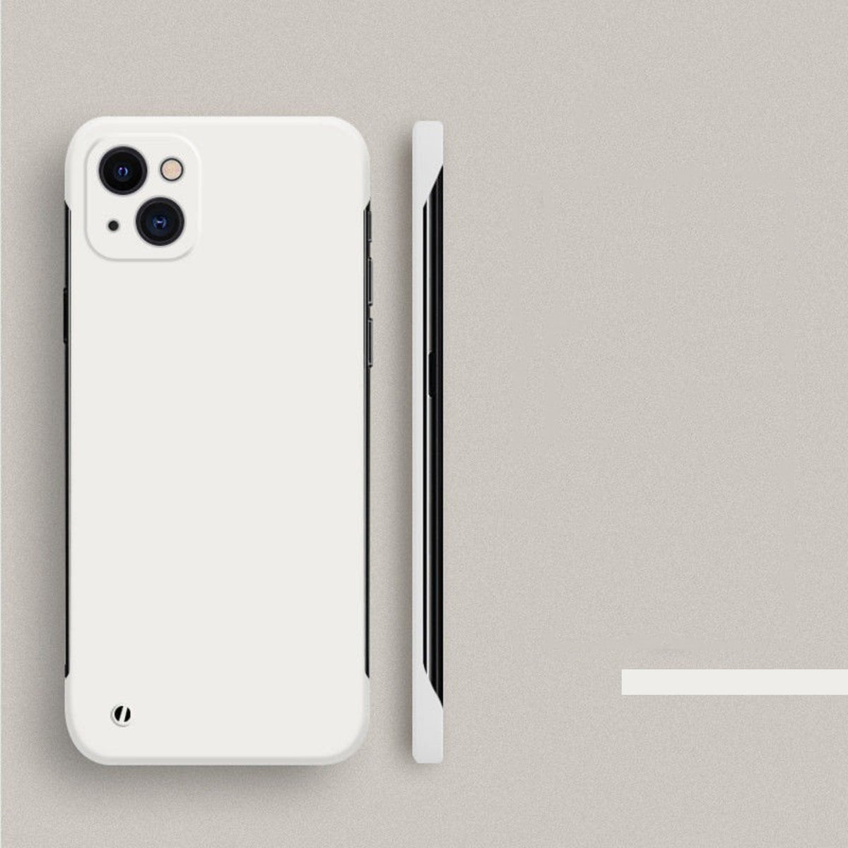 Ultra-Thin iPhone Case with Camera Protection Wrist Strap Hole Minimalist Stylish Protection | Sansoti