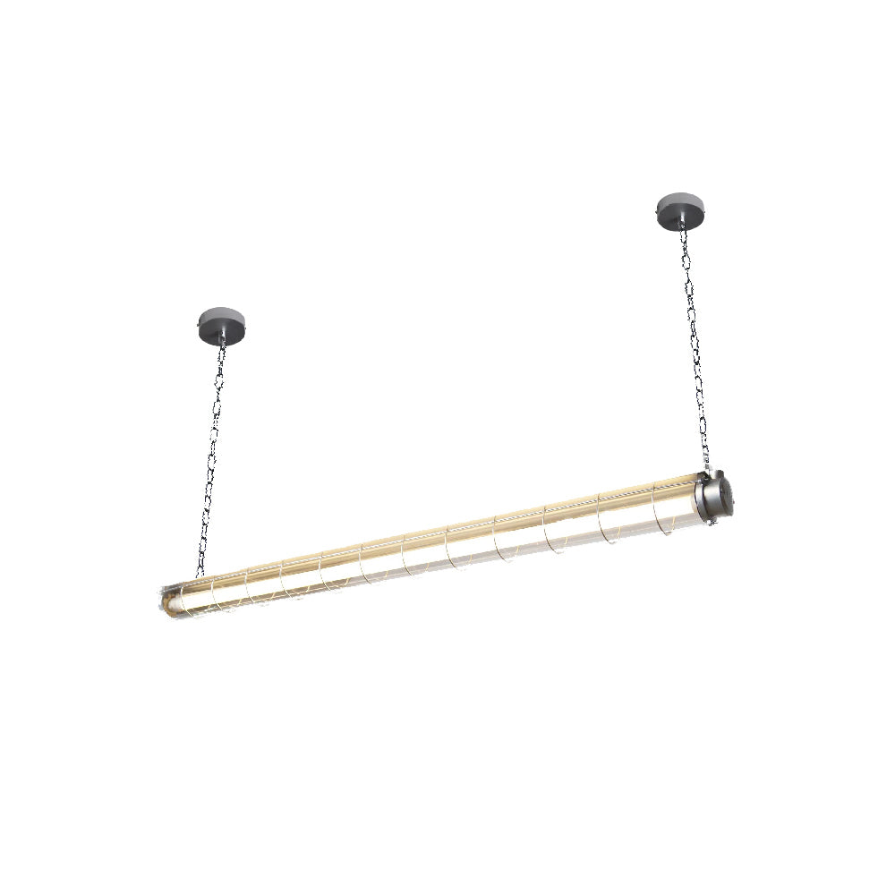 Lineaire Hanglamp Glas Modern 123cm Zwart Groen Zilver Nordic Design Eetkamer Keuken Eettafel Eiland | Sansoti