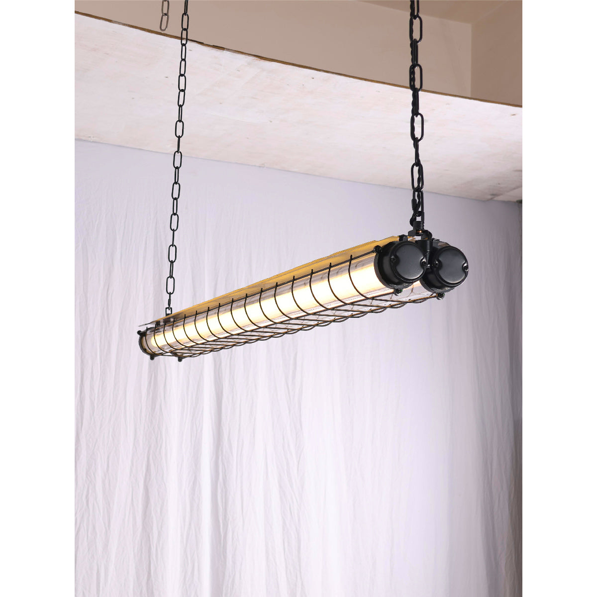 Lineaire Hanglamp Glas Modern 123cm Zwart Groen Zilver Nordic Design Eetkamer Keuken Eettafel Eiland | Sansoti