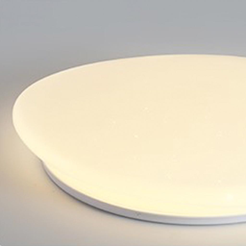 Organische Deckenleuchte Weiß Acryl Dimmbar mit Fernbedienung Sternförmige LED Modern Schlafzimmer Wohnzimmer | Sansoti