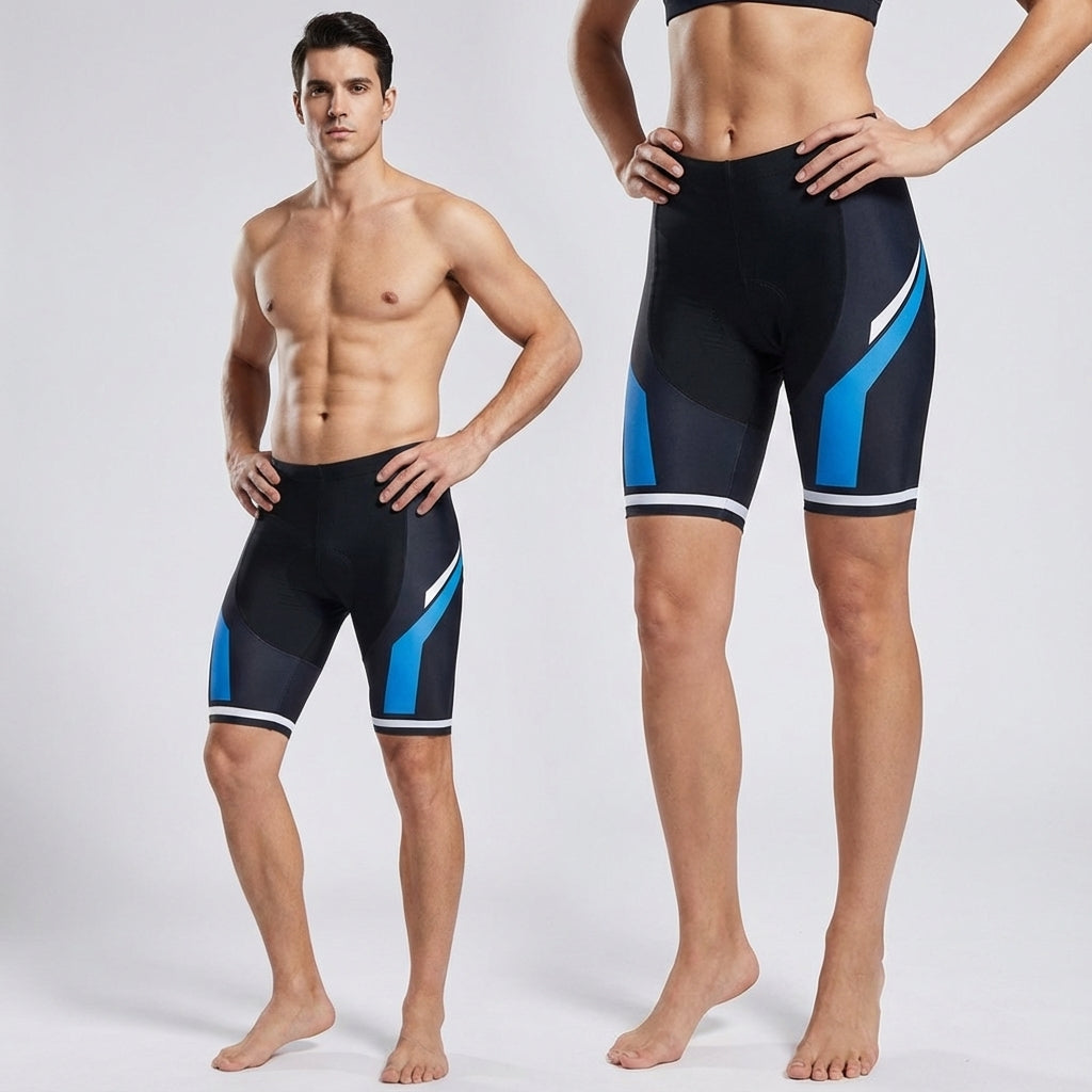 Fietsbroek met Gelkussen Unisex Wielrenbroek Ademend Lycra voor Optimaal Comfort tijdens Lange Ritten | Sansoti
