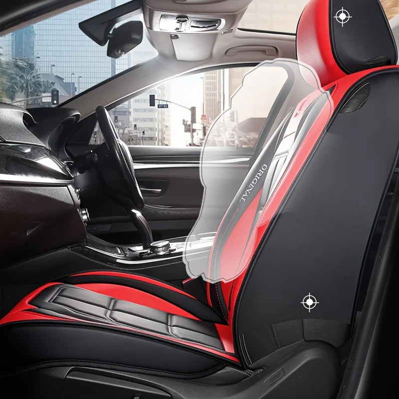 Autostoelhoes in Lederlook – Antislip Universeel en Duurzaam Interieur | Sansoti