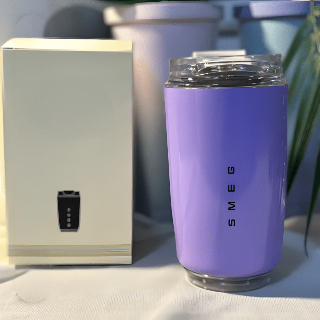 Insulated Stainless Steel Thermos Flask 320ml Double-Walled Hot Cold Leakproof Compact for Travel On the Go | Sansoti