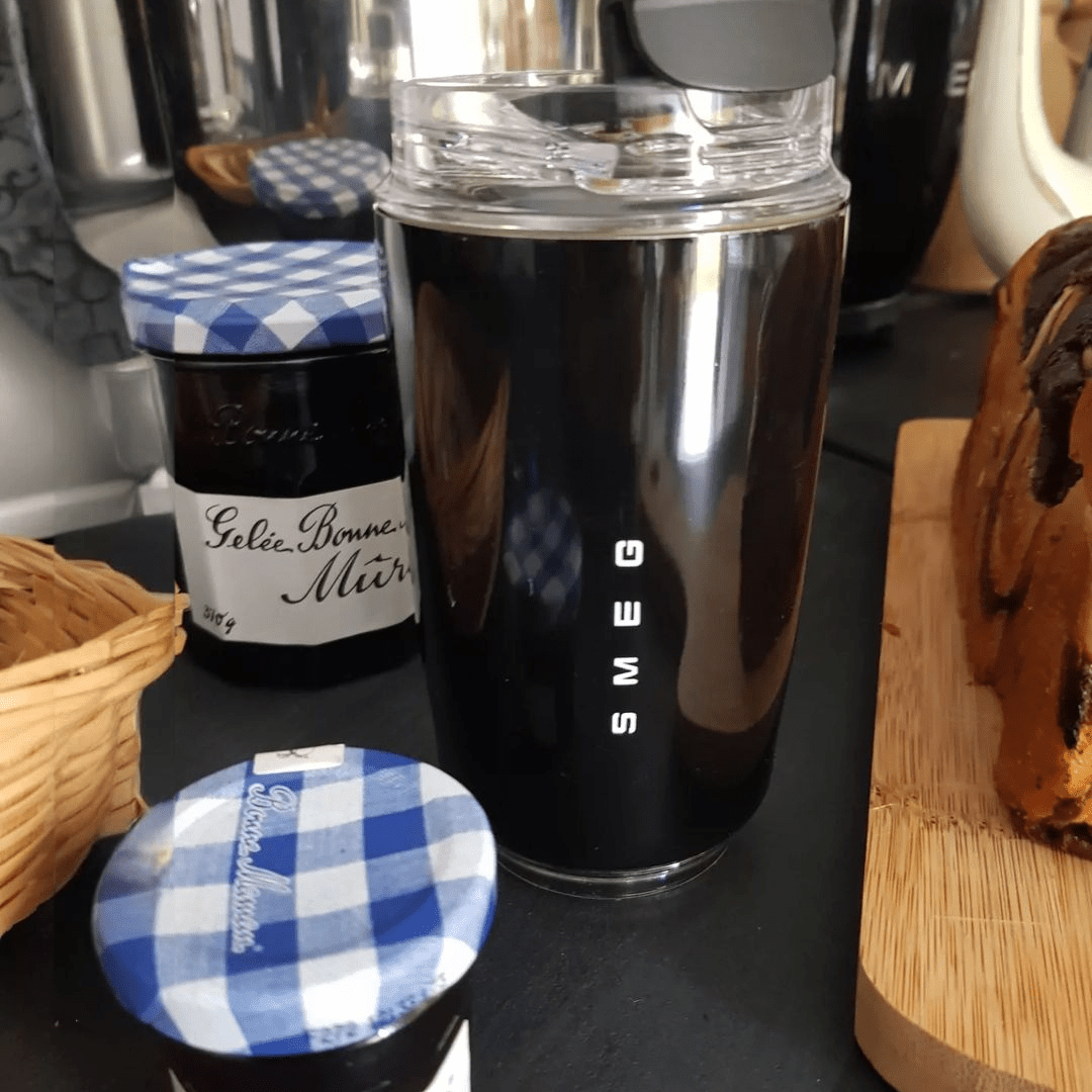 Insulated Stainless Steel Thermos Flask 320ml Double-Walled Hot Cold Leakproof Compact for Travel On the Go | Sansoti