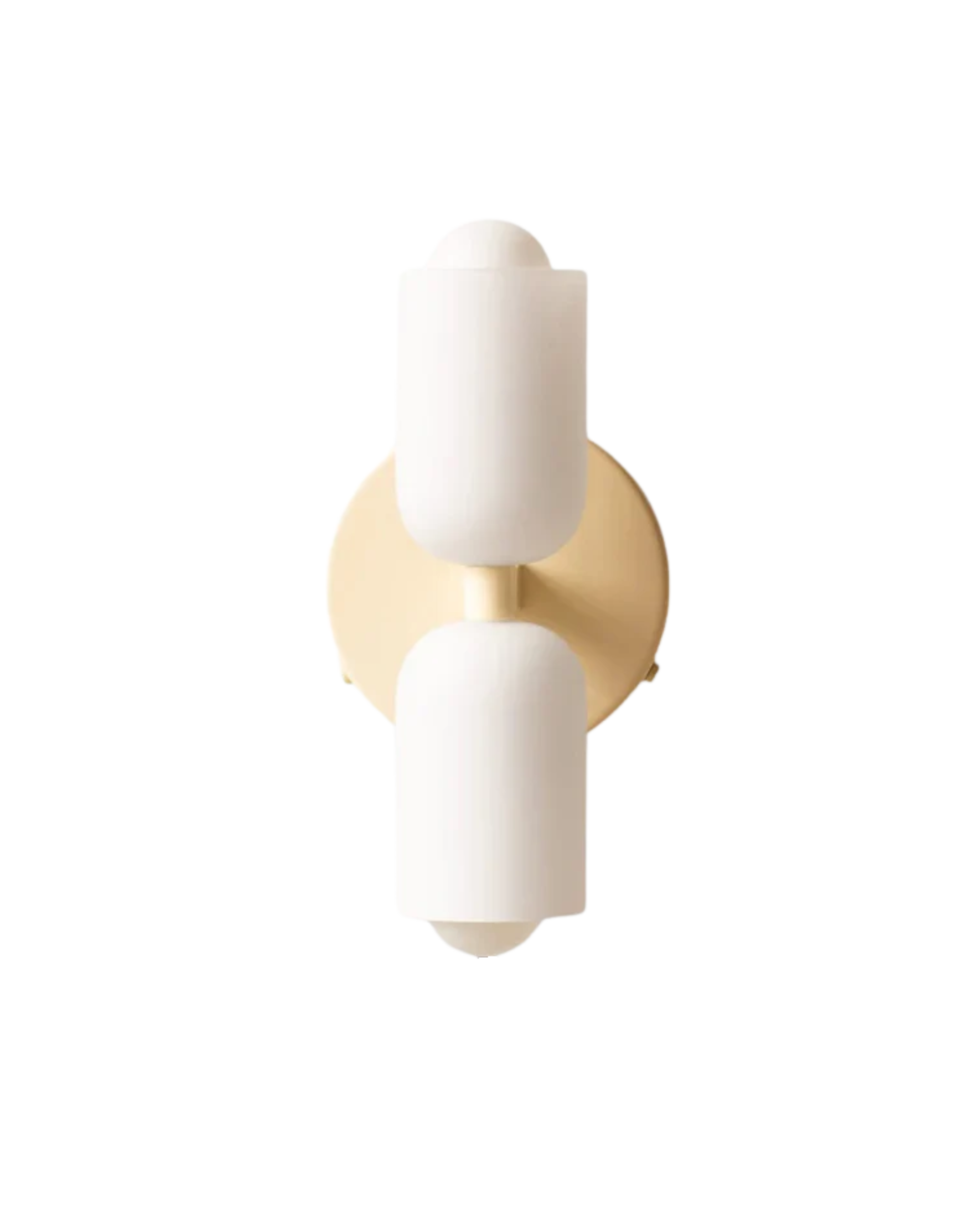 Sansoti | Wandlamp met Dubbele Glazen Kappen voor Slaapkamer en Woonkamer – E27 Wandverlichting