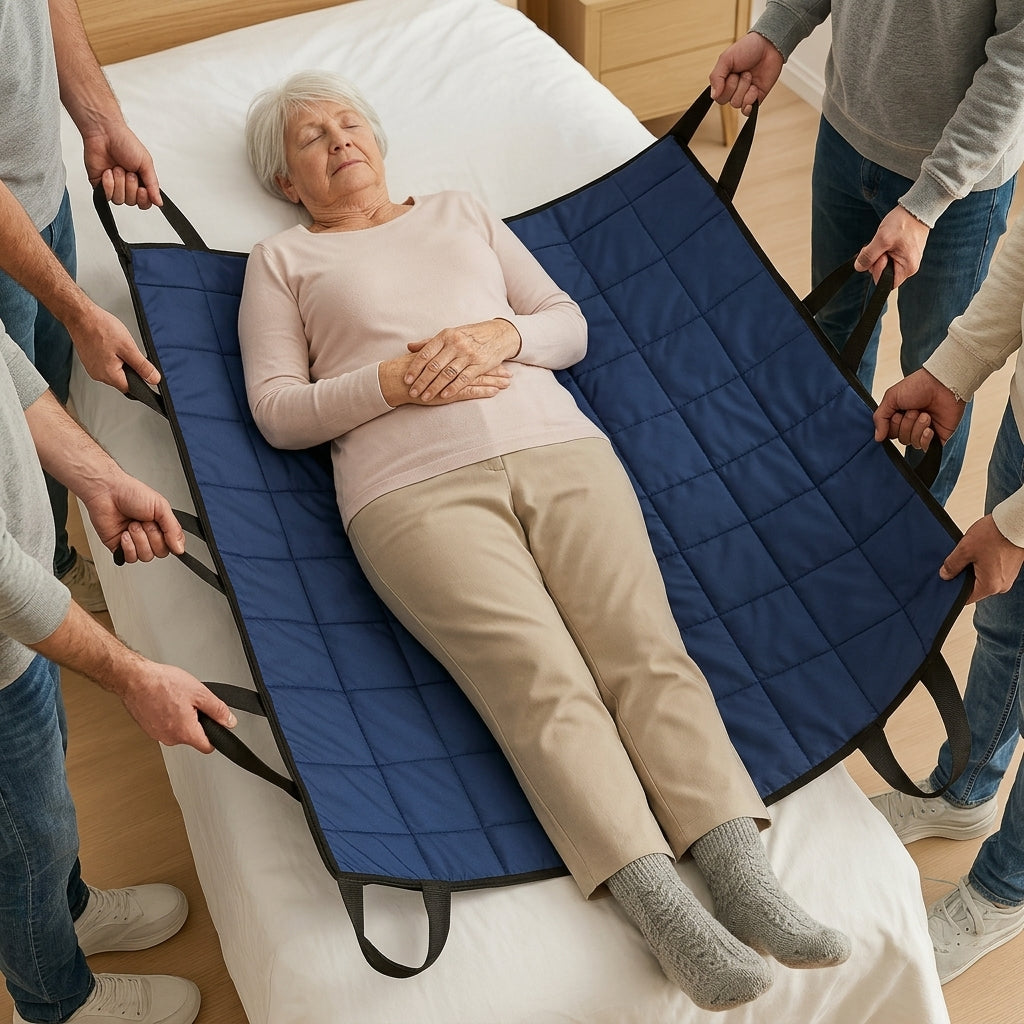 Gevoerde Overdraagmat voor Senioren – Comfortabele Transfer Hulp voor Bed & Ligondersteuning | Sansoti
