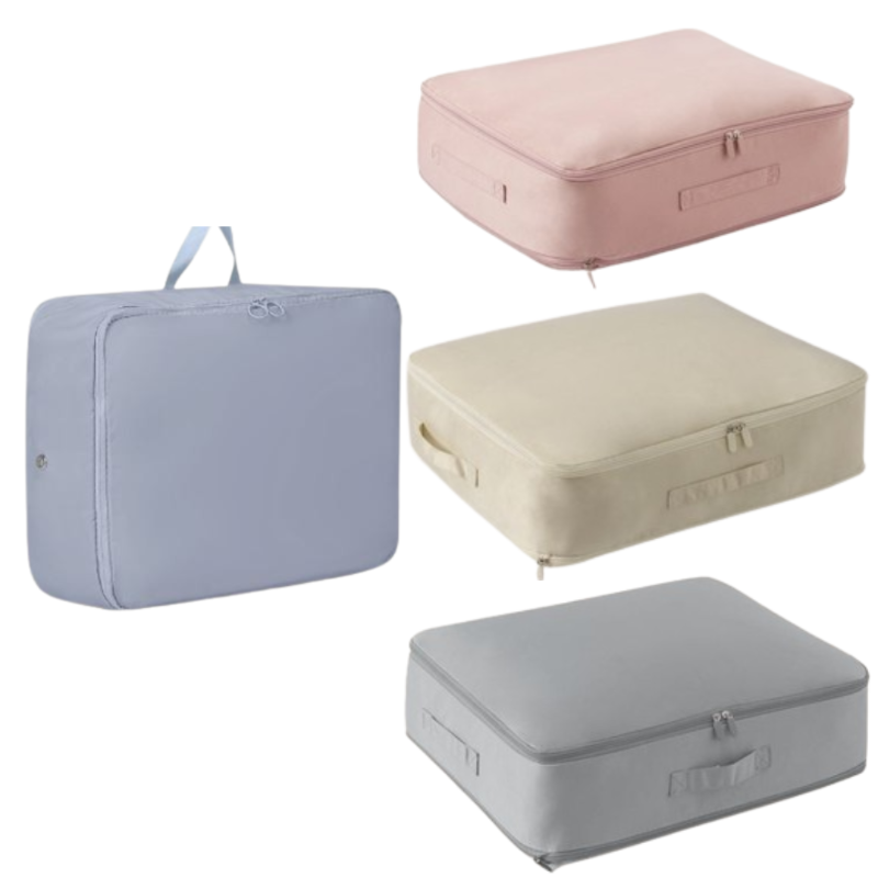 Sac de rangement compressible pour vêtements – organiseur de voyage gain de place pour valise et armoire