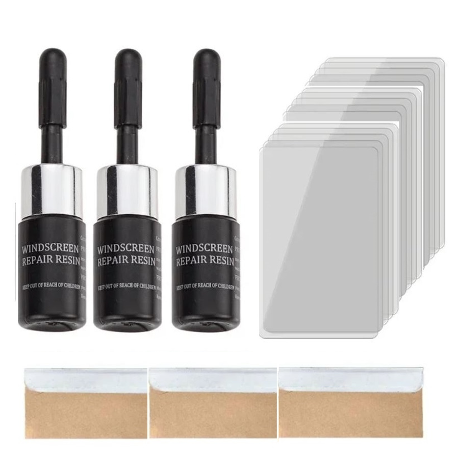 Glass Repair Kit Transparent Resin for Window Smartphone Mirror Cracks Damage Repair Professional Kit | Sansoti