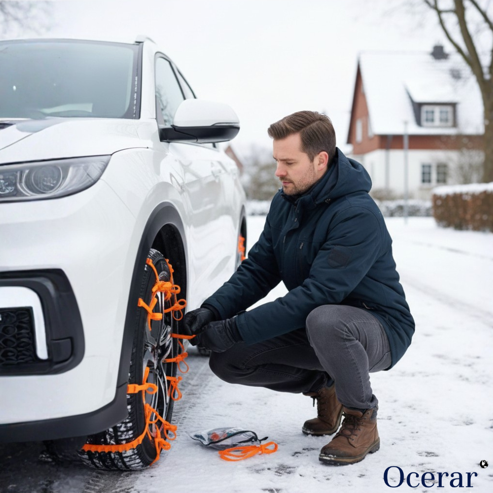 Anti-Slip Sneeuwkettingen voor Auto's 6,5–10,5 Inch Banden SUV Bestelauto Veilig Grip Winter | Sansoti