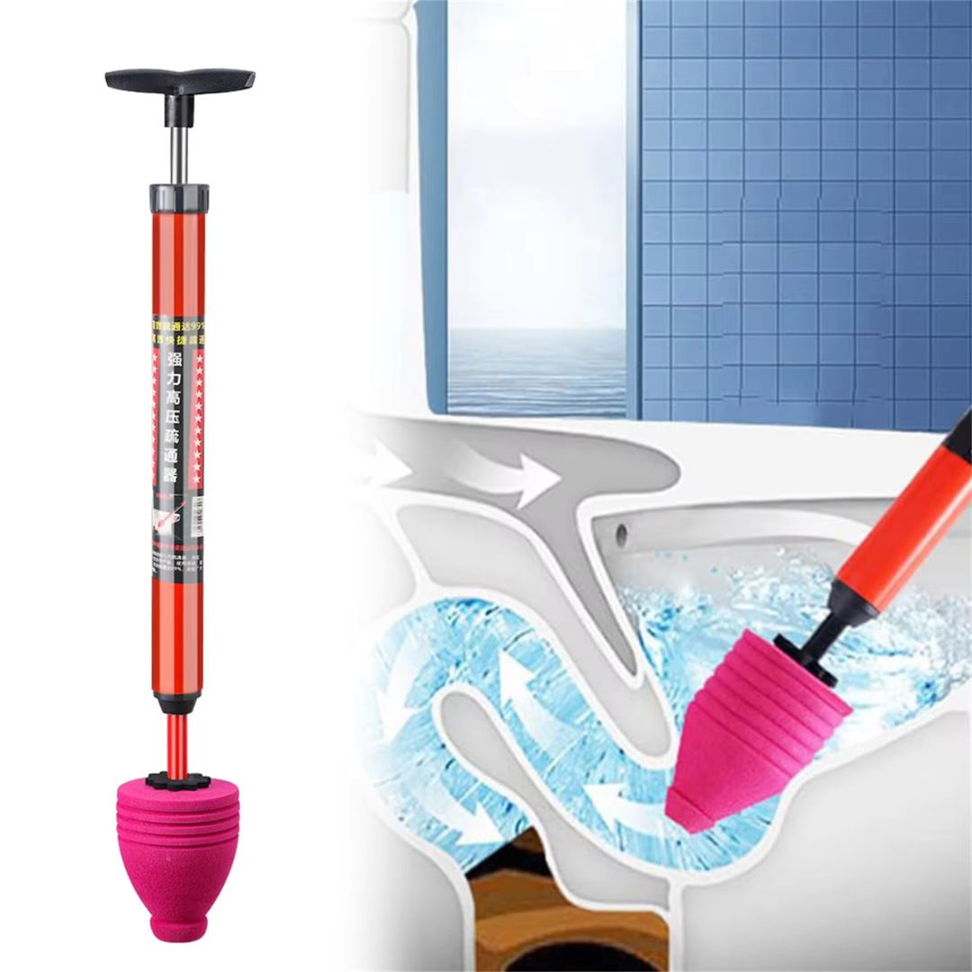 Hogedrukreiniger Afvoerstopper met Pneumatische Technologie voor Toilet Gootsteen Verstoppingen – Effectieve Ontstopper | Sansoti