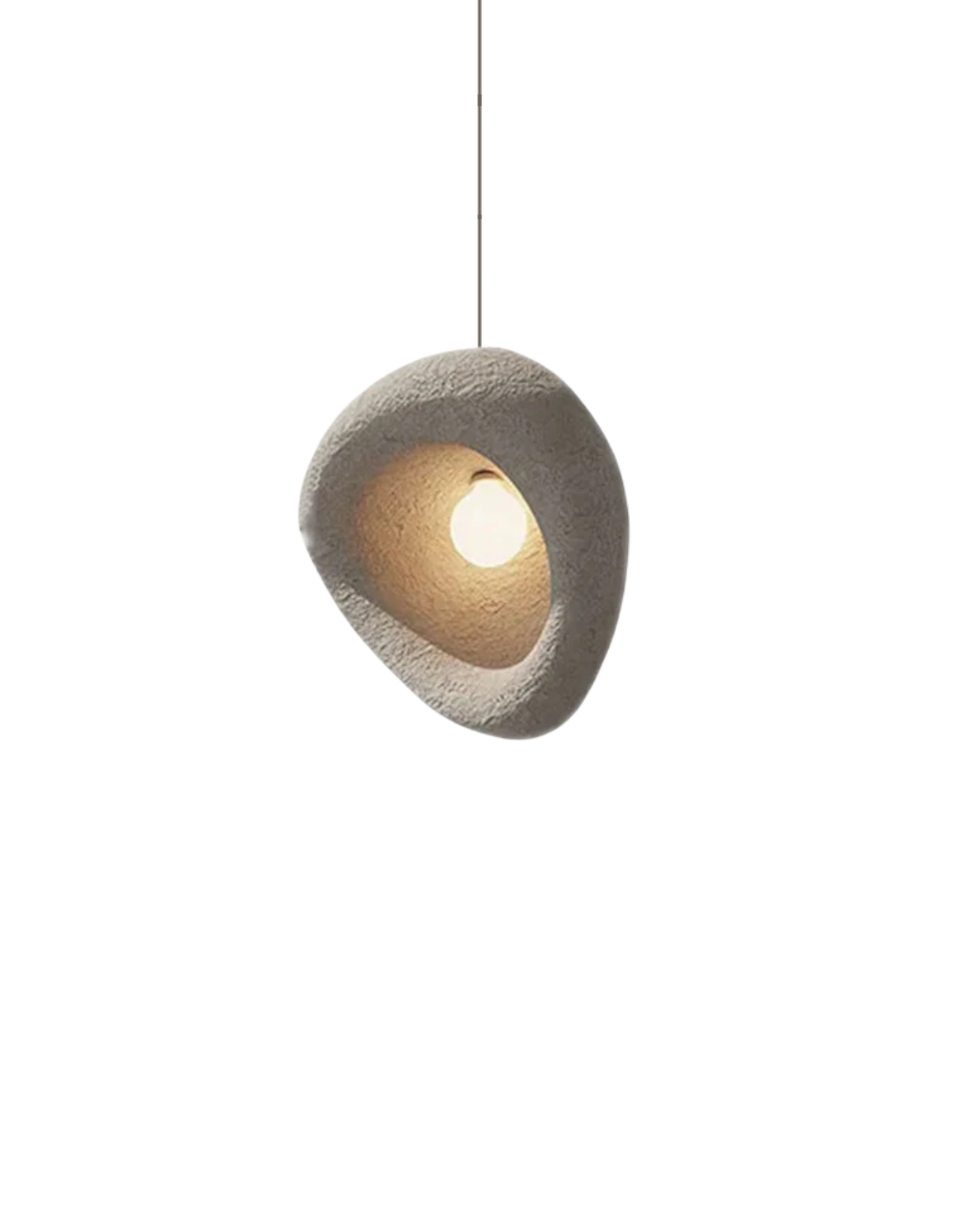Organische Steen Hanglamp – Sculptural Elegantie voor Modern Interieur | Sansoti