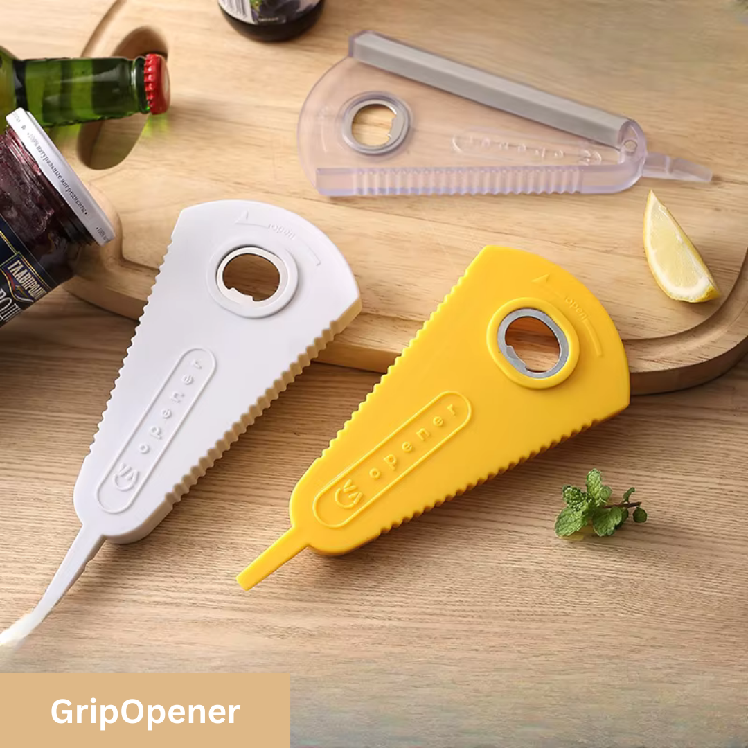 6-in-1 Multifunctionele Opener voor Flessen en Blikjes – Handige Keukenhulp | Sansoti
