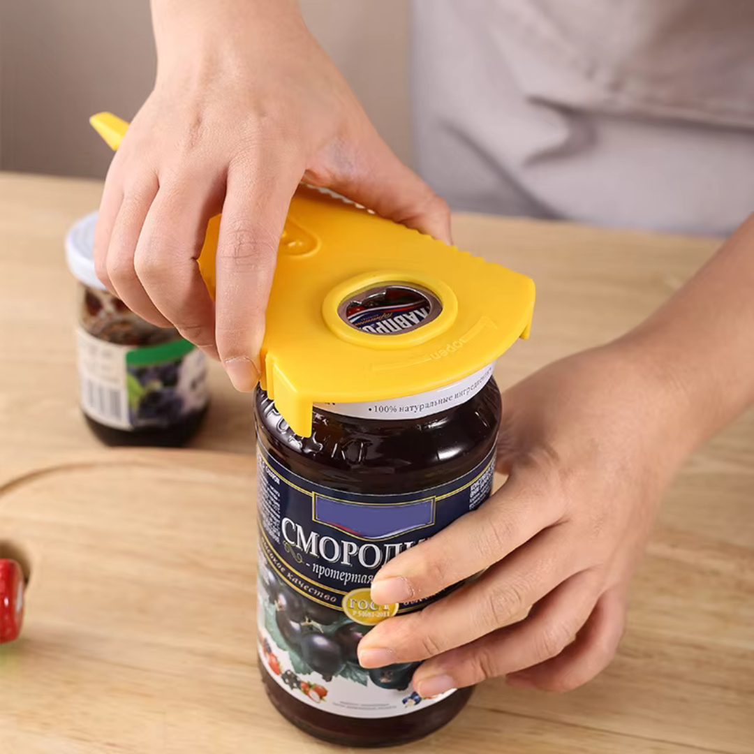 6-in-1 Multifunctionele Opener voor Flessen en Blikjes – Handige Keukenhulp | Sansoti
