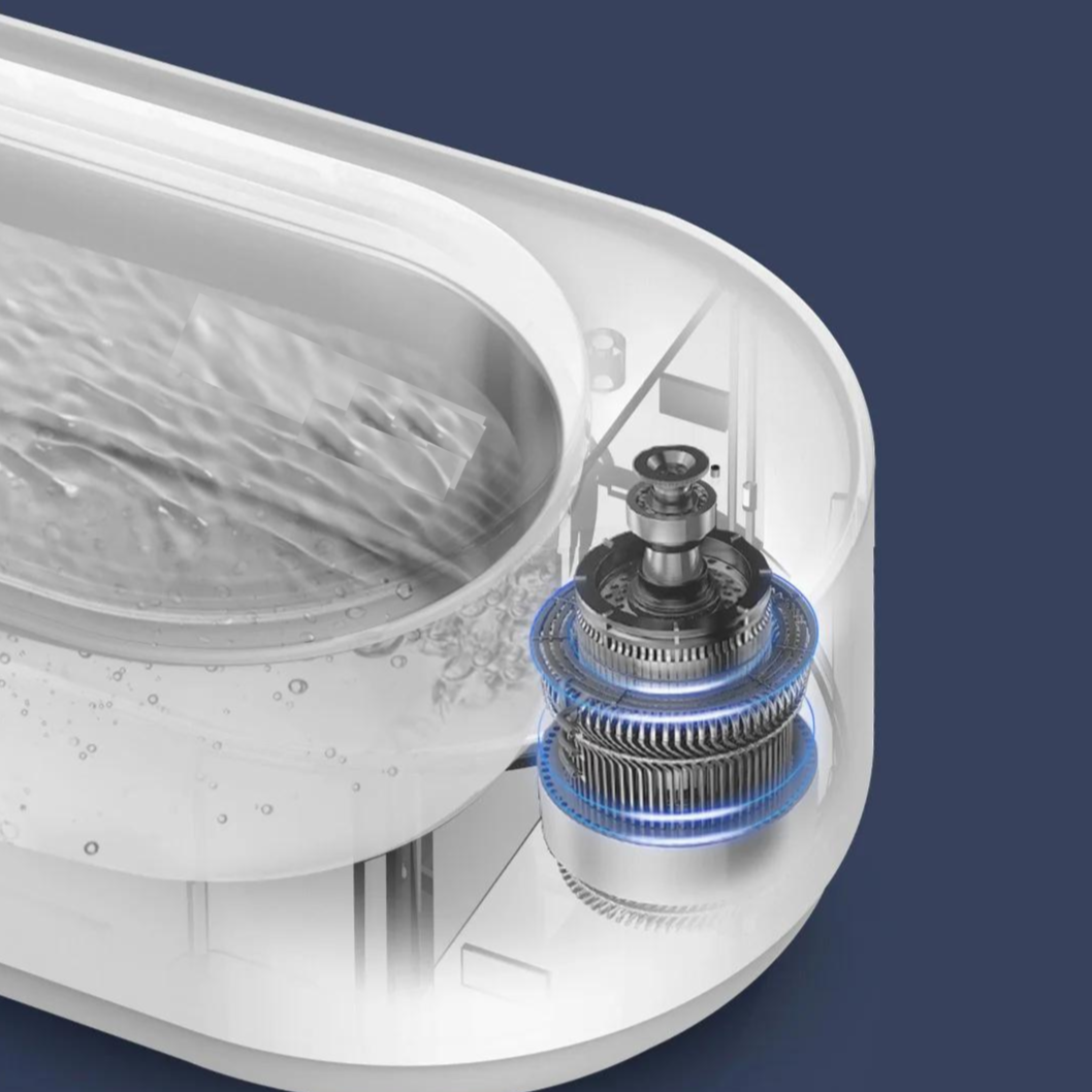 Ultrasonic Cleaning Device for Glasses, Jewelry, Cosmetics and Dental Braces with 360° Cleaning | Sansoti