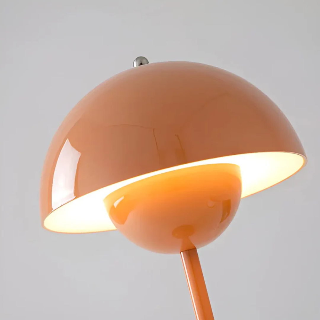 Oplaadbare Tafellamp Ø16×H29,5cm Touch-Bediening 3 Lichtmodi Modern Design Draadloos Roestvrij Staal | Sansoti