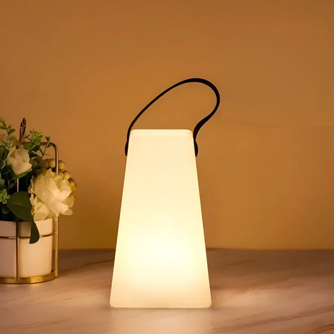 Draadloze Oplaadbare Tafellamp Waterdicht LED 16 Kleuren met Afstandsbediening voor Binnen en Buiten | Sansoti