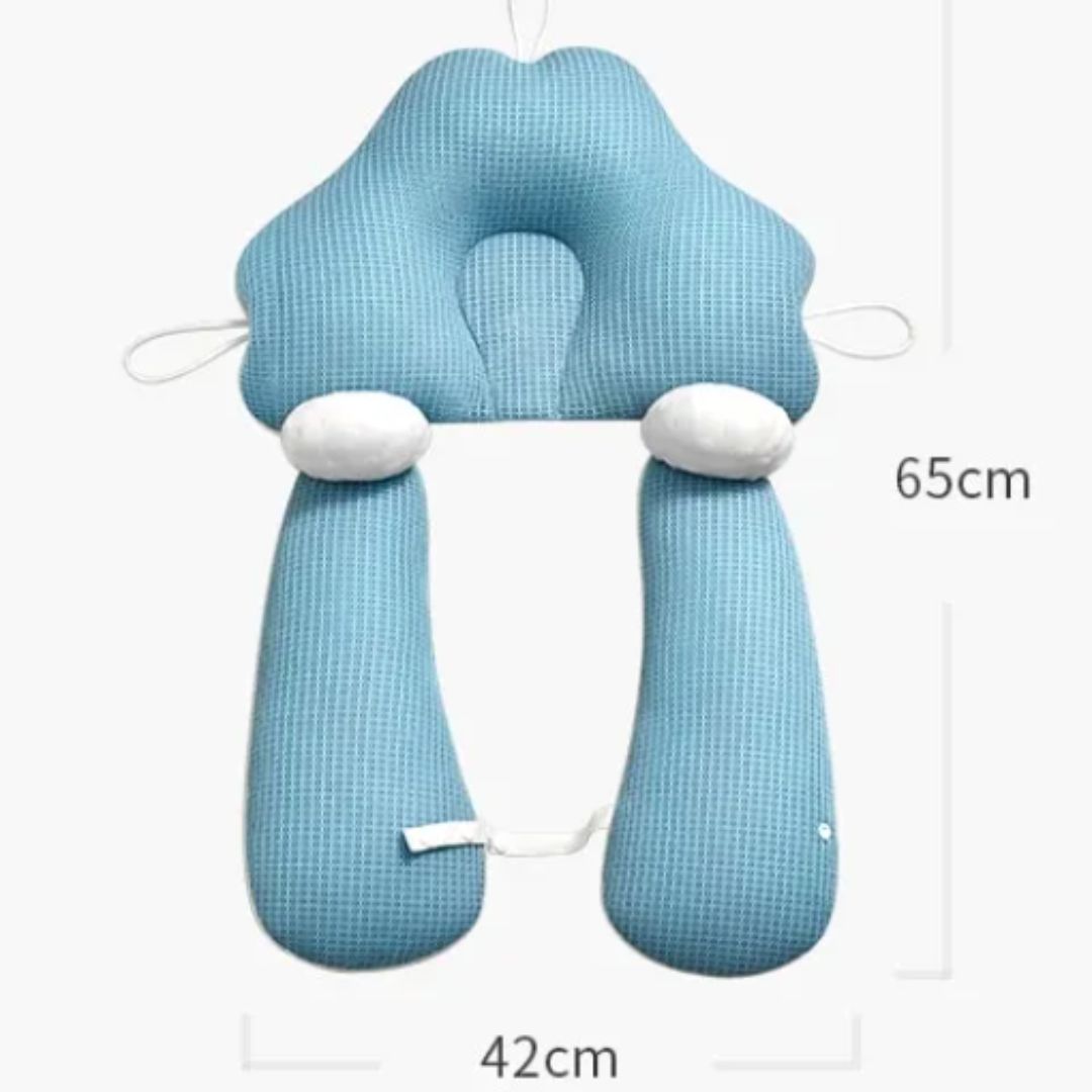 Ergonomisch Babykussen met Hoofdondersteuning Katoenen Wiegkussen Pasgeboren | Sansoti