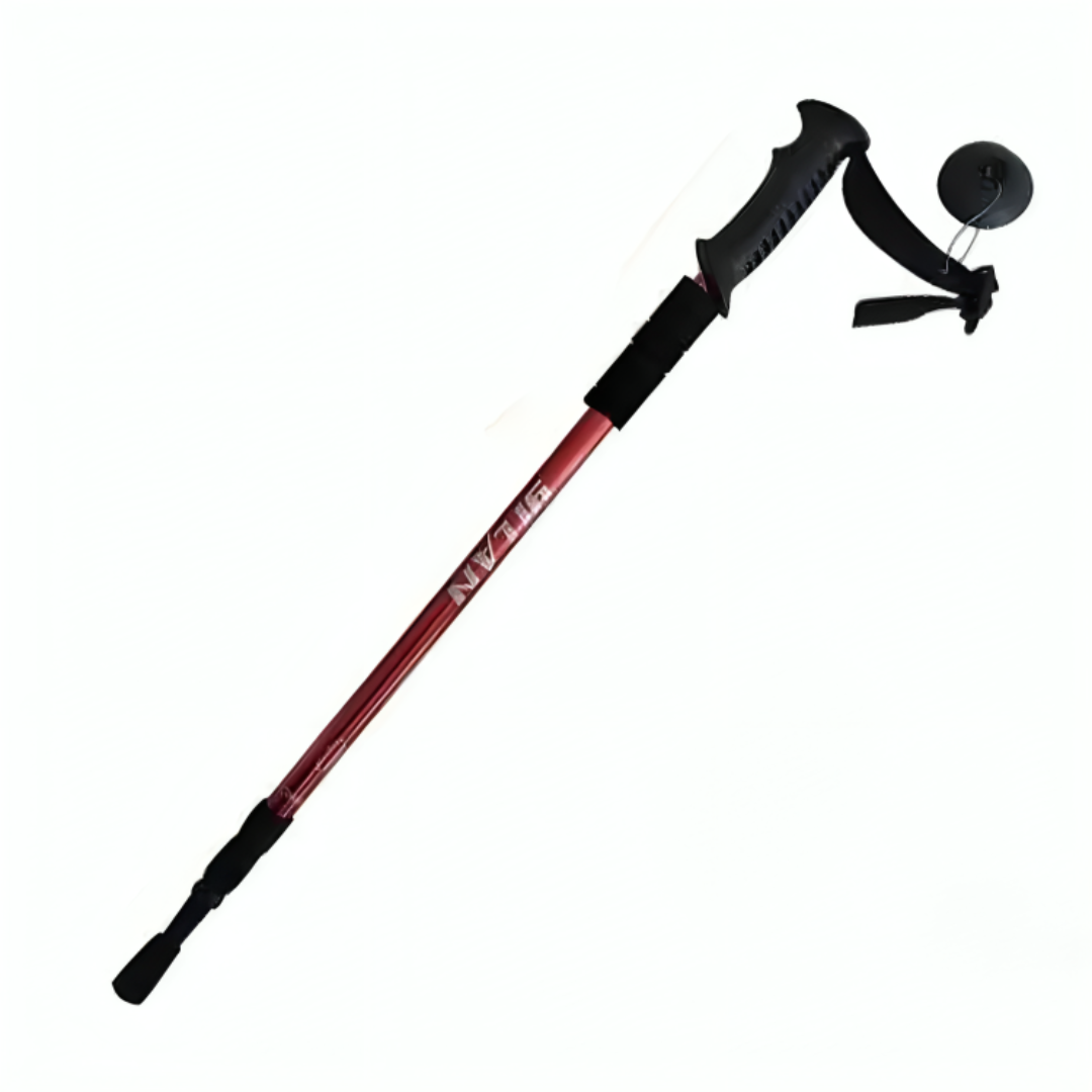 Inklapbare Wandelstokken 4-delig Verstelbaar 64-134cm Aluminium Lichtgewicht Trekking Bergen Outdoor | Sansoti
