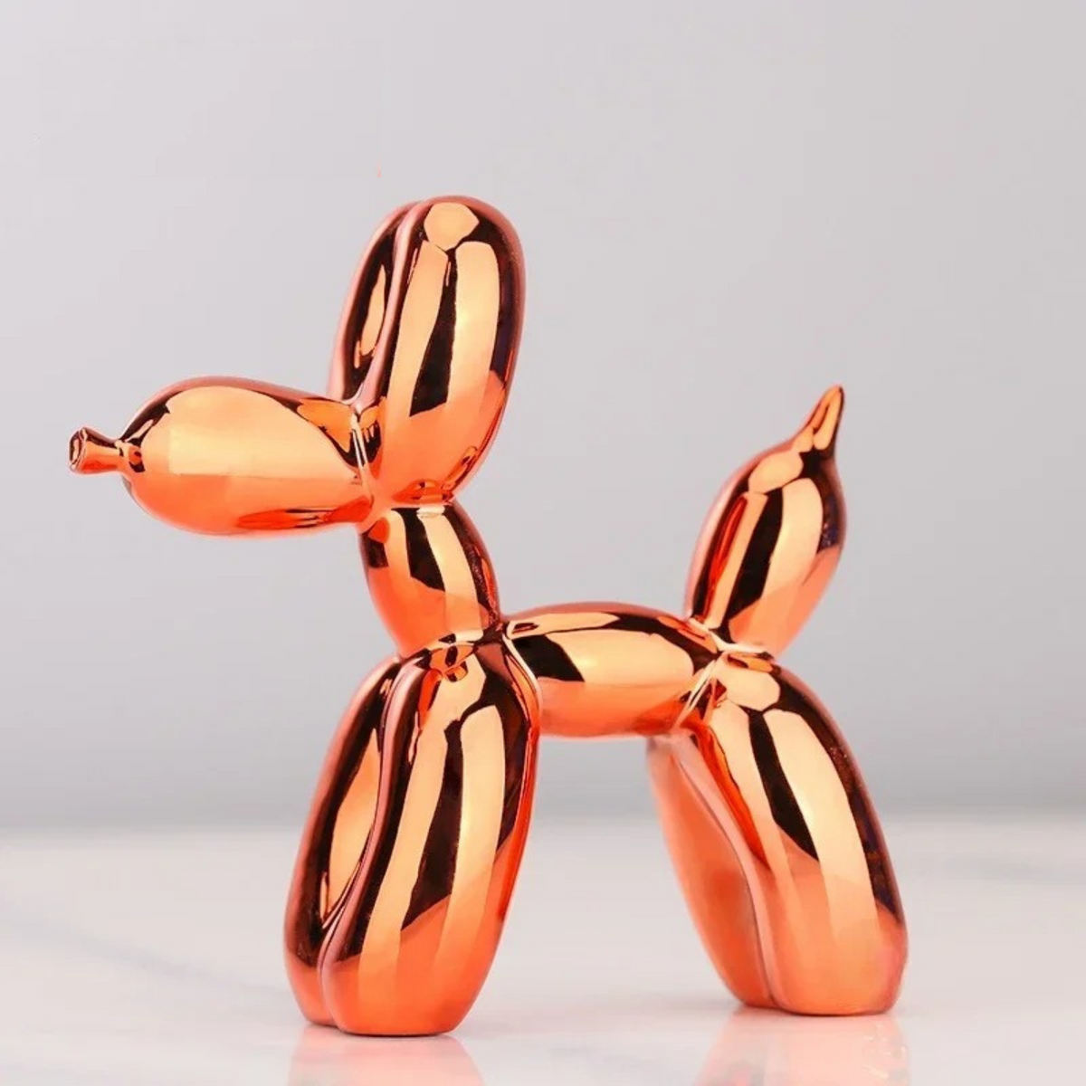 Ballonhund-Skulptur Kunstharz-Dekoration modernes Design Wohnzimmer Interieur Geschenkidee dekoratives Objekt | Sansoti