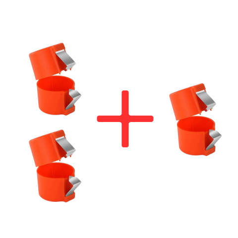 Egg Separator and Opener Orange Plastic Kitchen Tool Multifunctional for Baking Cooking Breakfast | Sansoti