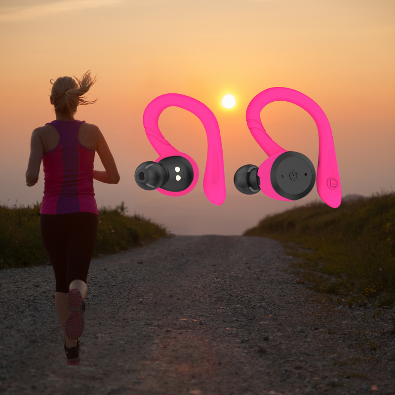 Wireless Sports Earbuds – 20 Hours of Playback, IPX7 Waterproof, Bluetooth 5.0 for Swimming & Fitness | Sansoti