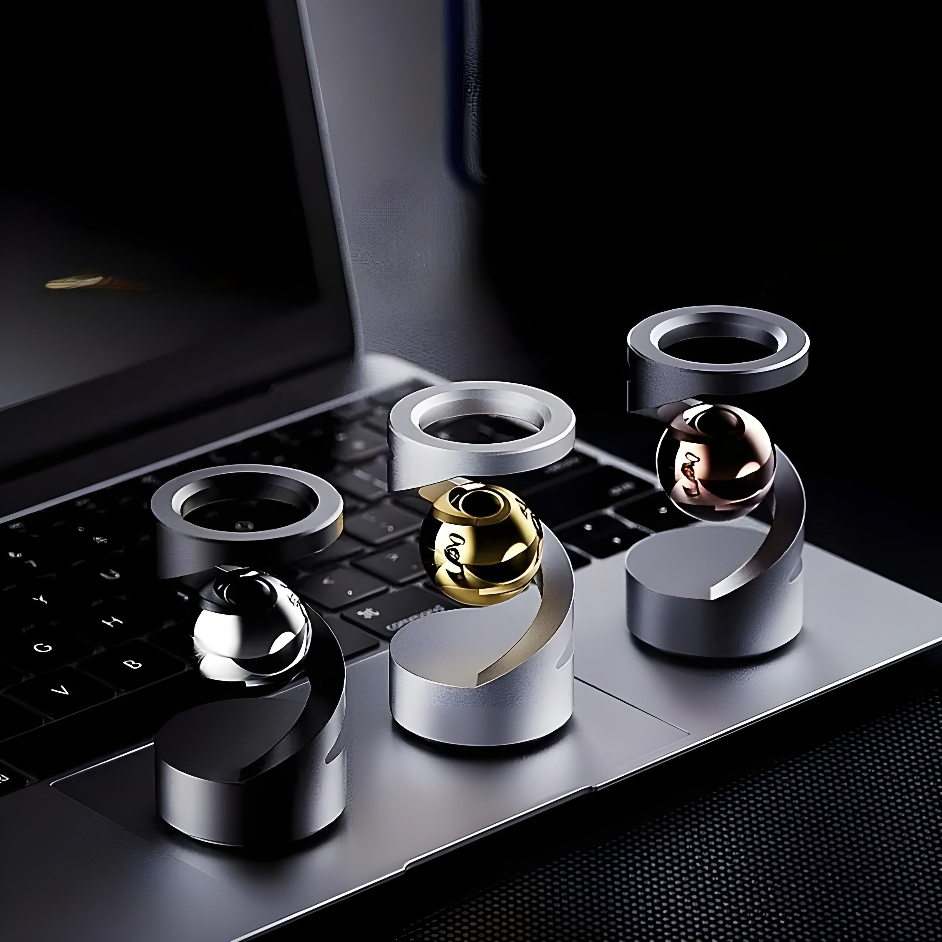 Gyroscope Métal Décoration Bureau Anti-stress Jouet Fidget Cadeau Salon Bureau Concentration Focus | Restfield
