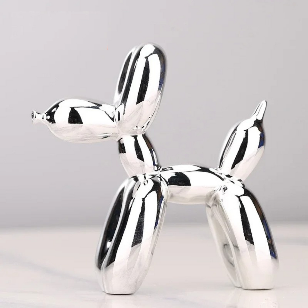 Ballonhund-Skulptur Kunstharz-Dekoration modernes Design Wohnzimmer Interieur Geschenkidee dekoratives Objekt | Sansoti