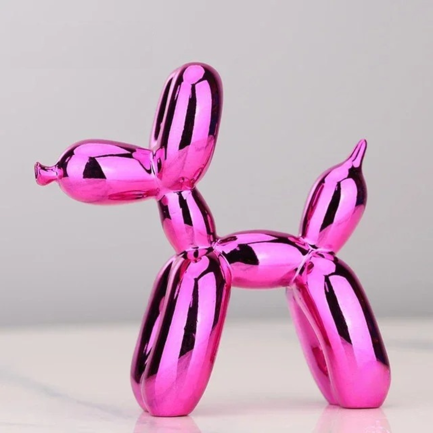 Ballon Hund Figur Modern Kunst Harz Dekoration Skulptur Metallic | Restfield