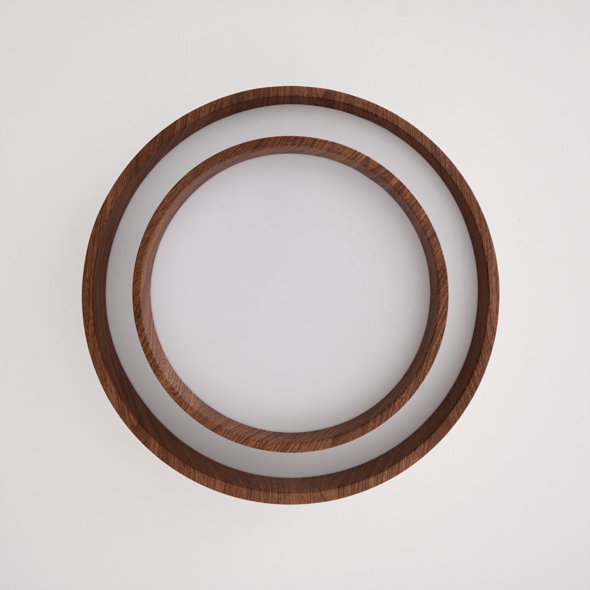 Plafondlamp Walnootlook LED Rond 40cm 50cm Modern Design | Sansoti