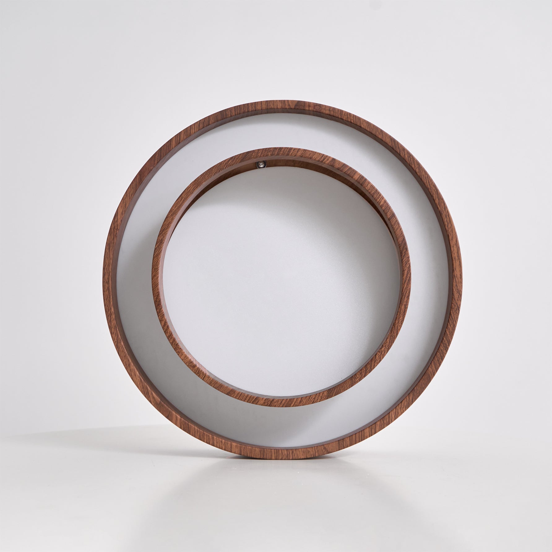 Plafondlamp Walnootlook LED Rond 40cm 50cm Modern Design | Sansoti