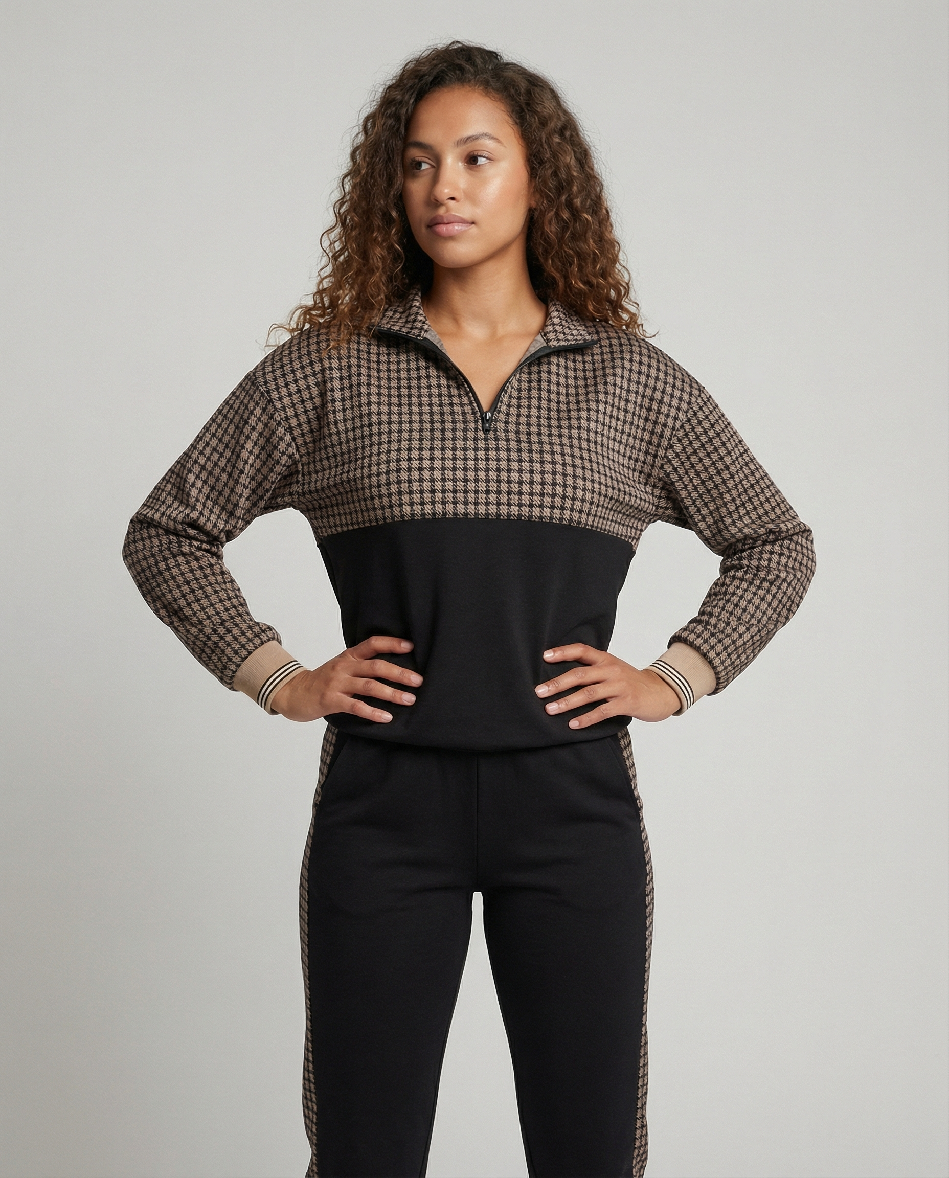 Premium Dames Joggingpak met Comfortabele Pasvorm – Zachte Loungewear voor Thuis en Vrije Tijd | Sansoti