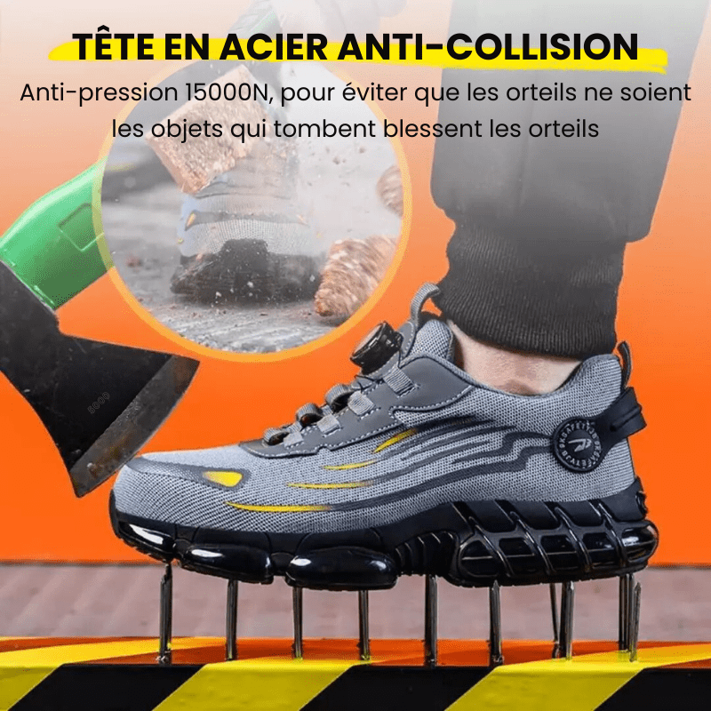 Werkschoenen met Stalen Neus en Antislip Rubberzool voor Maximale Veiligheid | Sansoti